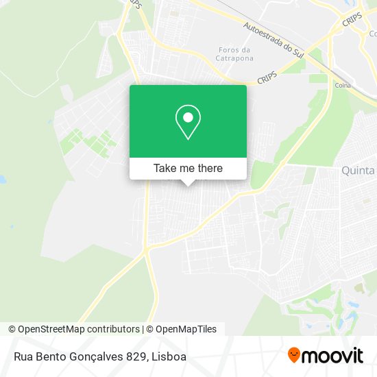 Rua Bento Gonçalves 829 map