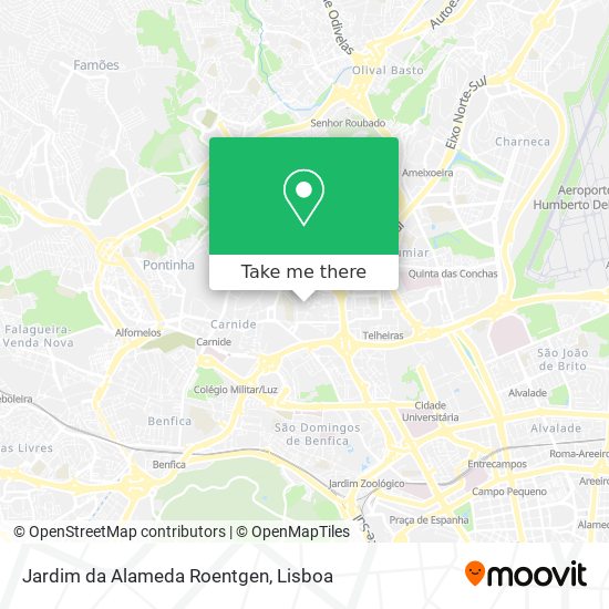 Jardim da Alameda Roentgen map
