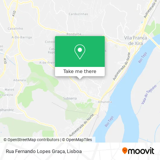 Rua Fernando Lopes Graça map