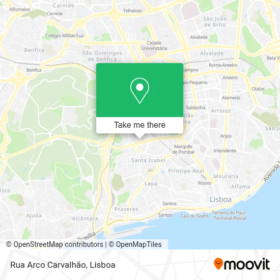 Rua Arco Carvalhão map