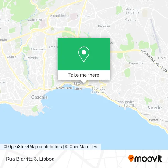Rua Biarritz 3 map