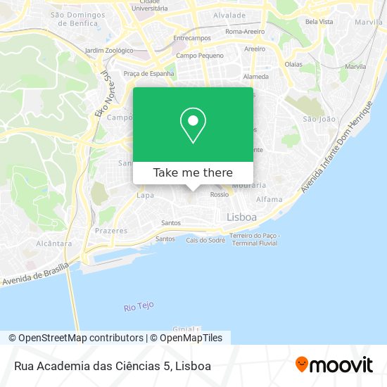 Rua Academia das Ciências 5 map