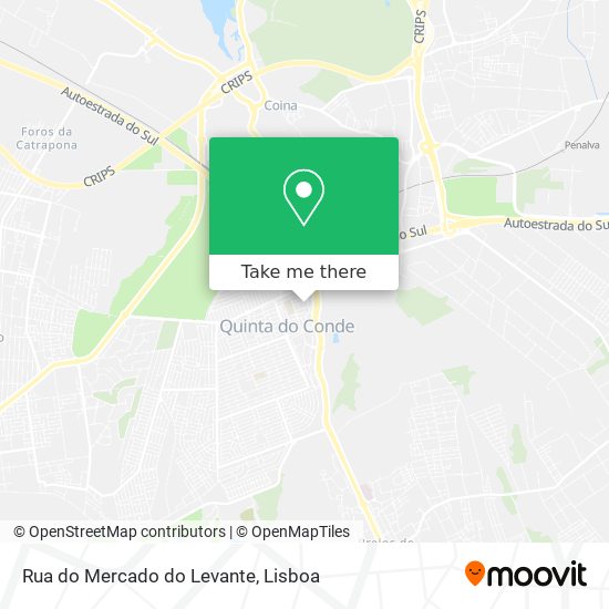 Rua do Mercado do Levante map