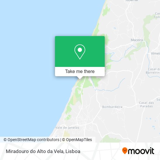 Miradouro do Alto da Vela map