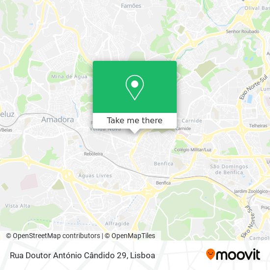 Rua Doutor António Cândido 29 map