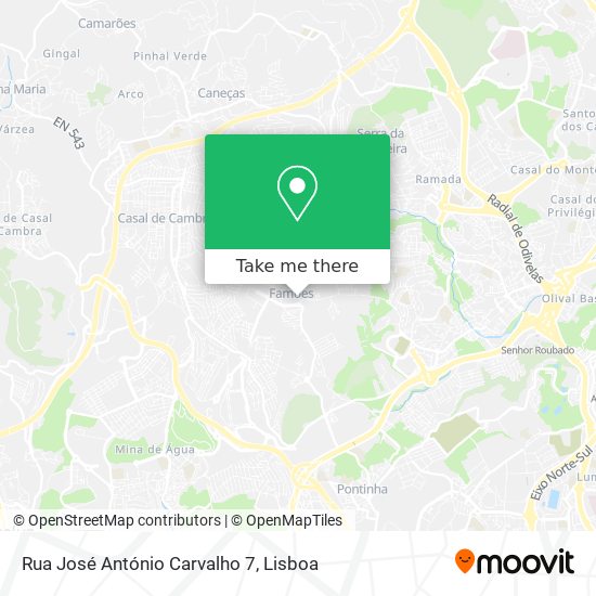 Rua José António Carvalho 7 map