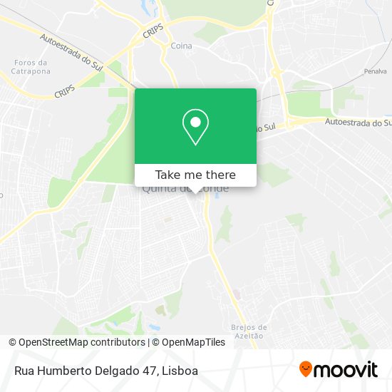 Rua Humberto Delgado 47 mapa