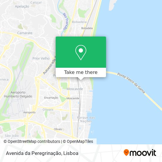 Avenida da Peregrinação map