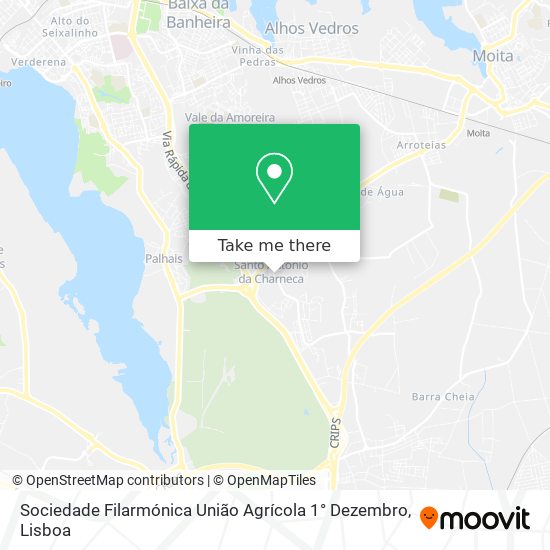 Sociedade Filarmónica União Agrícola 1° Dezembro map