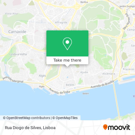 Rua Diogo de Silves map