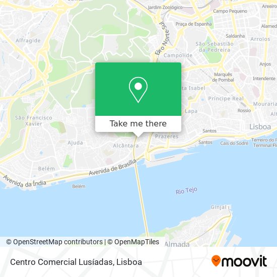 Centro Comercial Lusíadas map