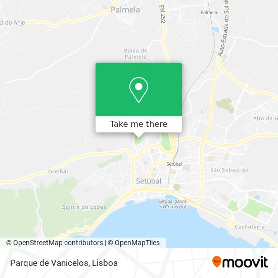 Parque de Vanicelos mapa