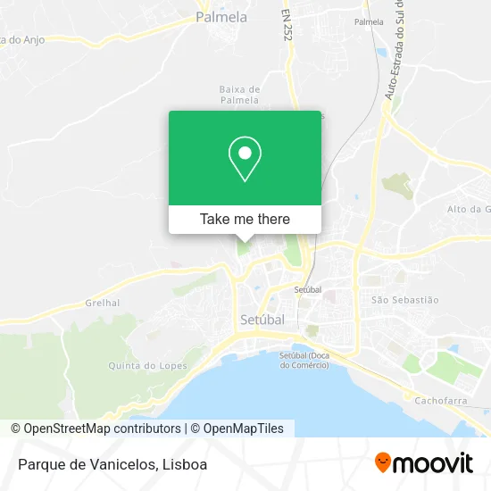 Parque de Vanicelos map