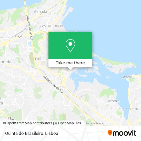 Quinta do Brasileiro mapa