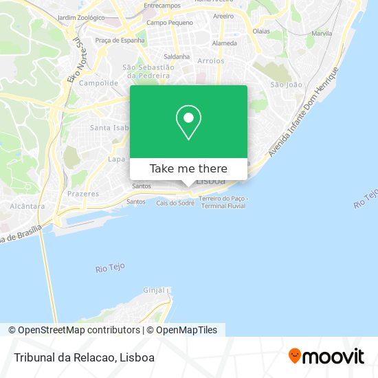 How to get to Tribunal da Relacao in Lisboa by Bus, Train, Metro or Ferry?