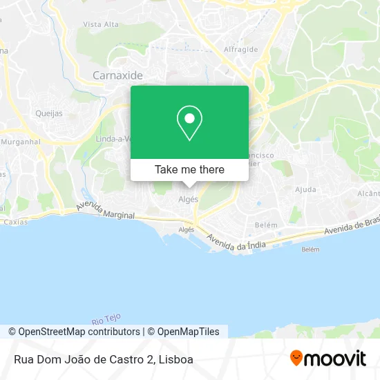 Rua Dom João de Castro 2 map