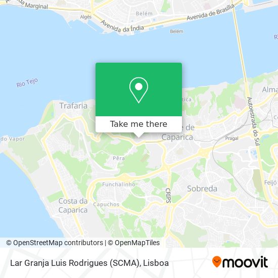 Lar Granja Luis Rodrigues (SCMA) mapa