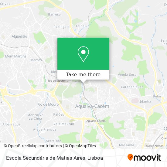 Escola Secundária de Matias Aires map