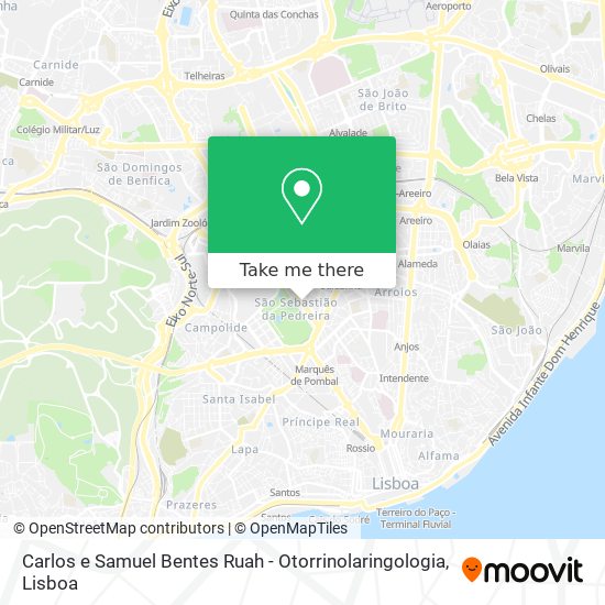 Carlos e Samuel Bentes Ruah - Otorrinolaringologia mapa