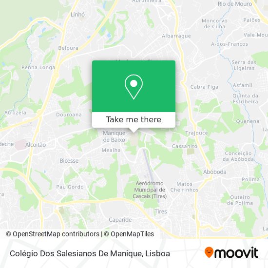 Colégio Dos Salesianos De Manique map