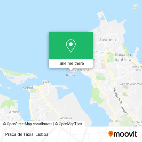Praça de Taxis map