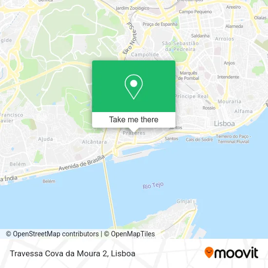 Travessa Cova da Moura 2 map