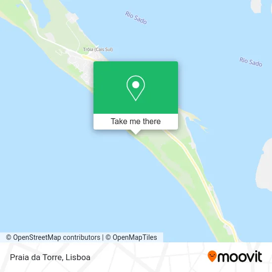 Praia da Torre map