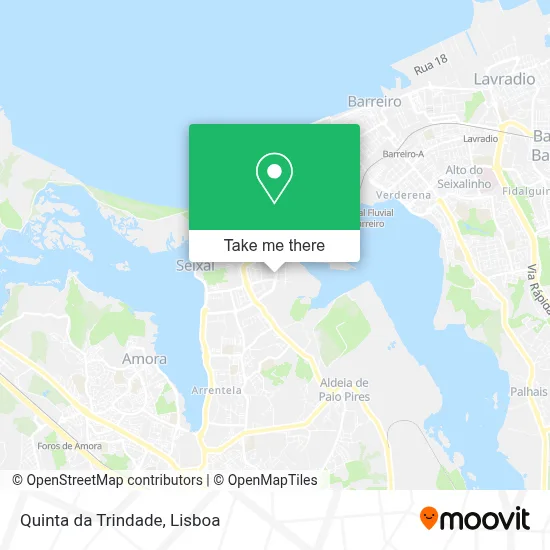 Quinta da Trindade map