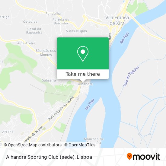 Alhandra Sporting Club (sede) map