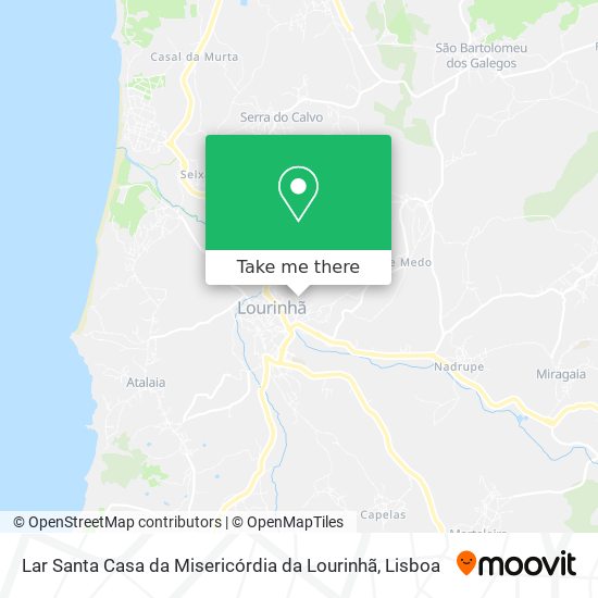 Lar Santa Casa da Misericórdia da Lourinhã map