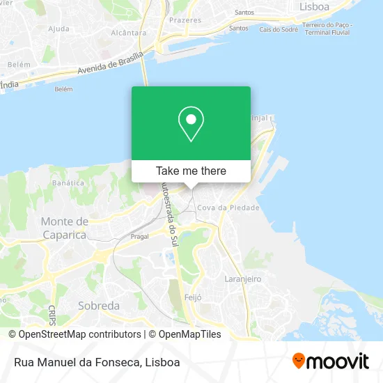 Rua Manuel da Fonseca map