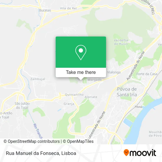 Rua Manuel da Fonseca map