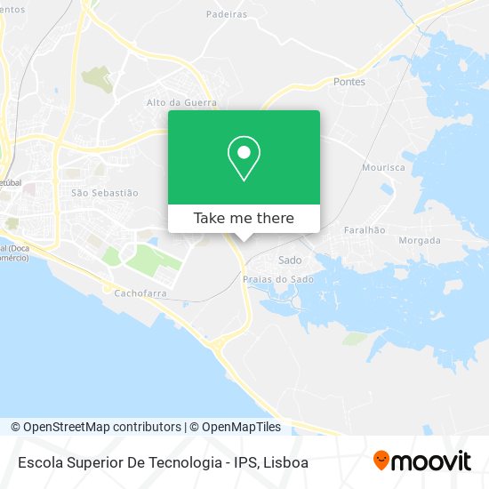 Escola Superior De Tecnologia - IPS mapa