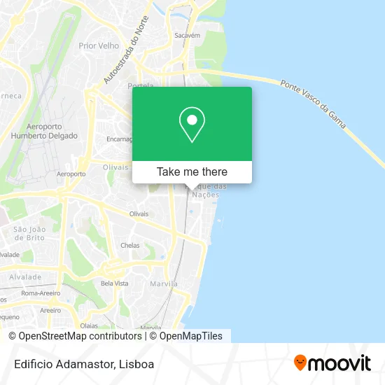 Edificio Adamastor mapa