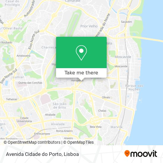 Avenida Cidade do Porto mapa