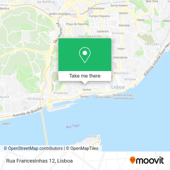 Rua Francesinhas 12 map