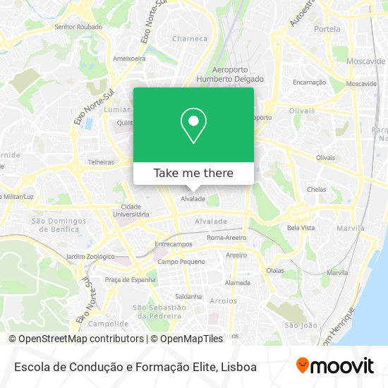 Escola de Condução e Formação Elite map