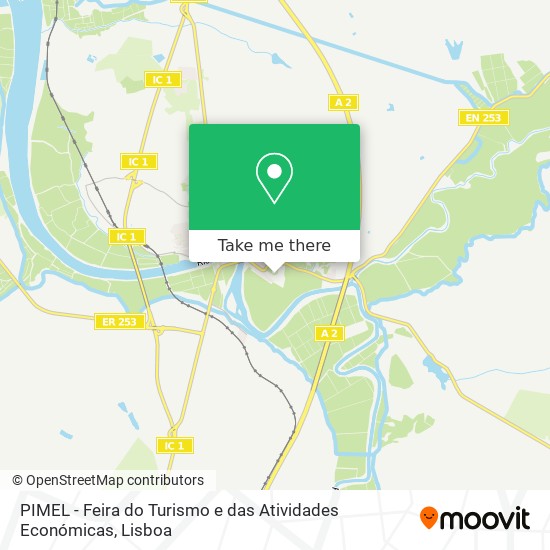 PIMEL - Feira do Turismo e das Atividades Económicas mapa