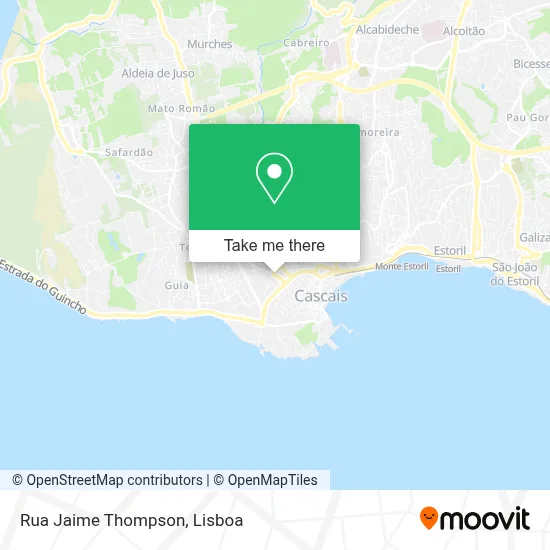 Rua Jaime Thompson map