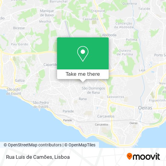 Rua Luís de Camões map