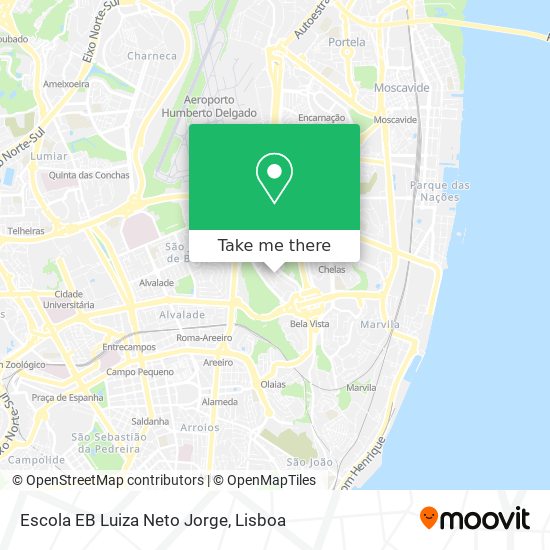 Escola EB Luiza Neto Jorge map