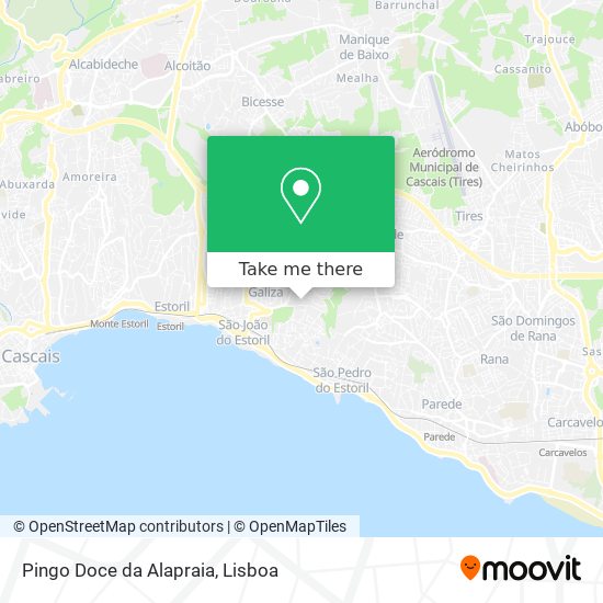 Pingo Doce da Alapraia map