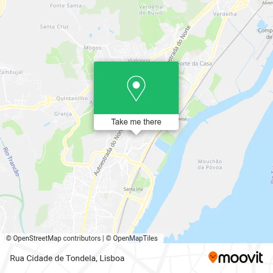 Rua Cidade de Tondela map