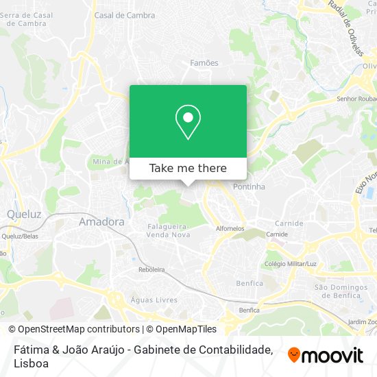 Fátima & João Araújo - Gabinete de Contabilidade map