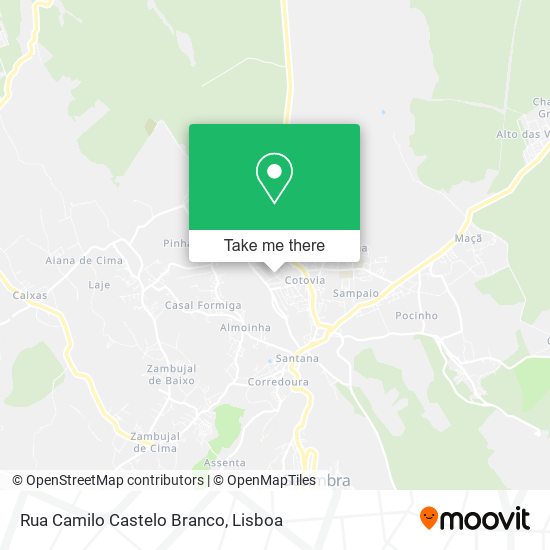 Rua Camilo Castelo Branco map