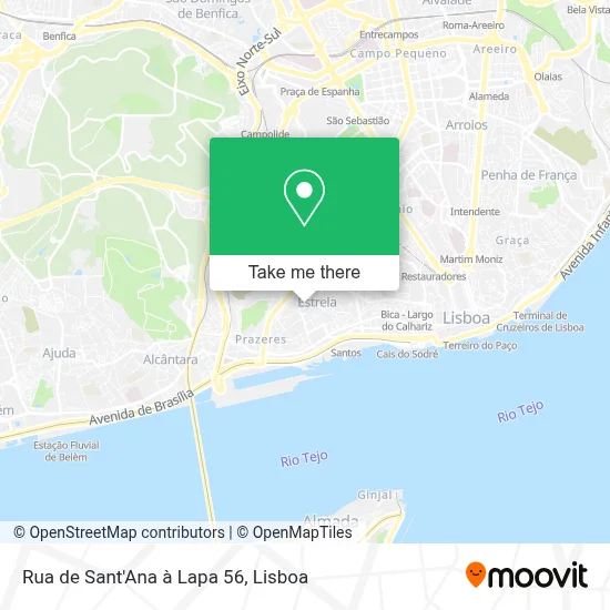 Rua de Sant'Ana à Lapa 56 map