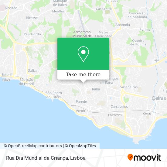 Rua Dia Mundial da Criança map