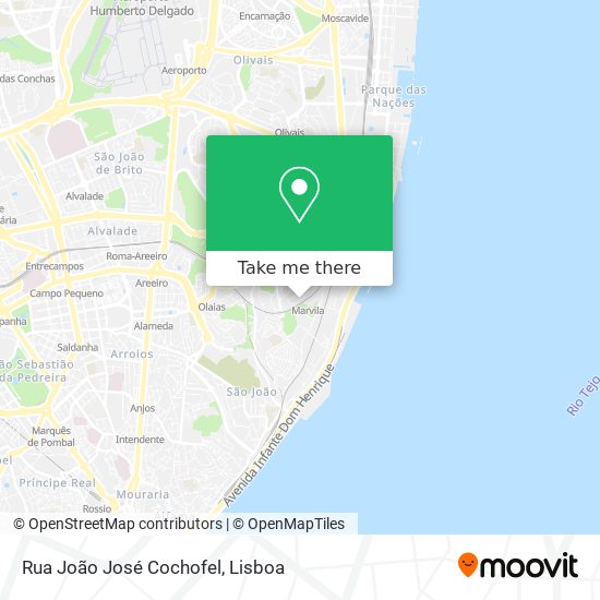 Rua João José Cochofel map
