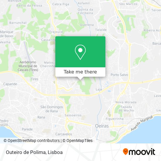 Outeiro de Polima mapa