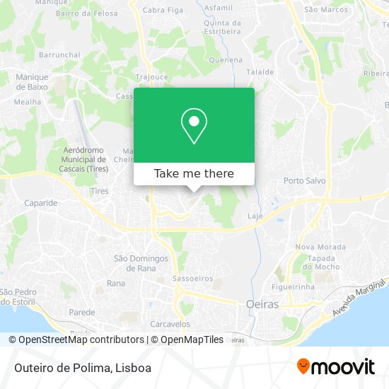 Outeiro de Polima map